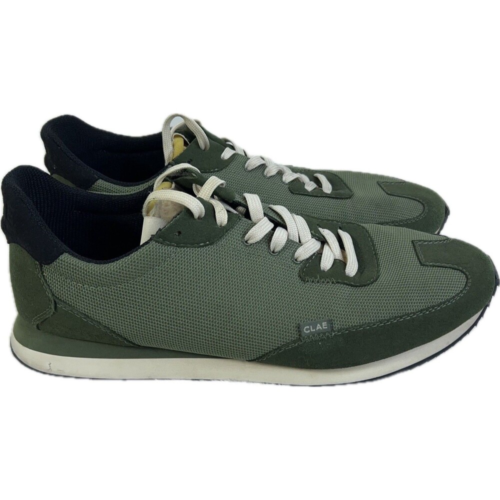 CLAE Men's Size 10 Runyon Los Angeles Vegan Sneakers Color Green